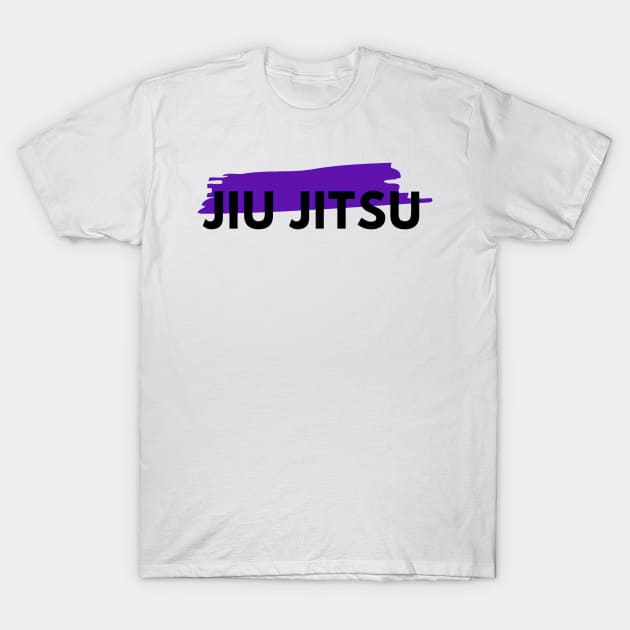 Brazilian Jiu Jitsu BJJ Purple Belt T-Shirt by HootVault